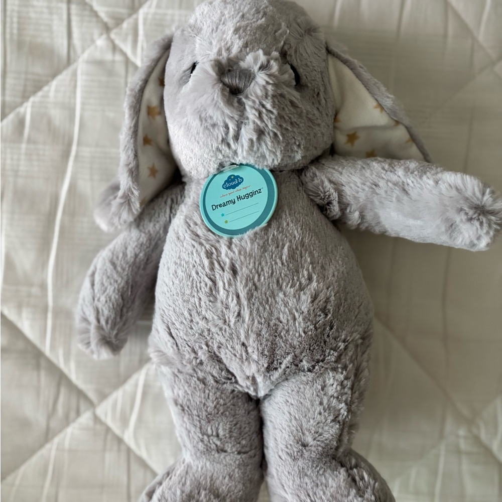 Gray Plush Bunny Toy